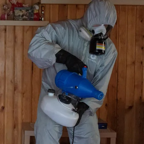 ФОТО Дезинфекция в Высоковске